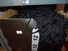 Large Quantity of Black Elasticated Cord
