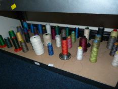 ~40 Spools of Assorted Part Used Thread and Yarn