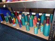 ~50 Spools of Assorted Part Used Thread and Yarn