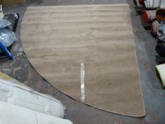 Light Brown Corner Rug ~200x200cm