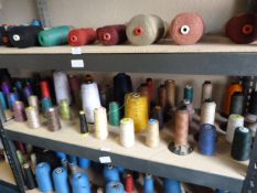 ~40 Spools of Assorted Part Used Thread and Yarn