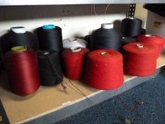 ~15 Spools of Assorted Part Used Thread and Yarn