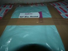 30 Light Blue Tablecloths 90x90