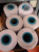 6 Large Cones of Yarn