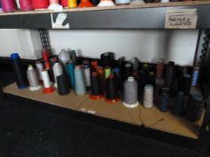 ~50 Spools of Assorted Part Used Thread and Yarn