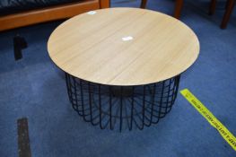 Wire Framed Storage Table