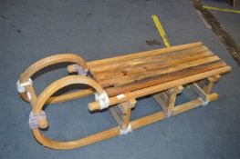 Upcycled Sledge Bookshelves