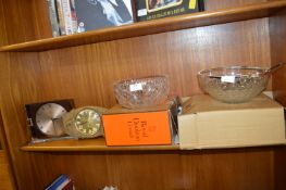 Royal Doulton Crystal Fruit Bowl, Retro Mantel Clo