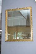 Gilt Framed Beveled Edge Wall Mirror
