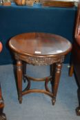 Small Circular Mahogany Occasional Table