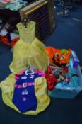 Large Storage Tub of Children's Fancy Dress Outfit