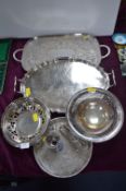 EPNS Trays and Fruit Bowls, etc.