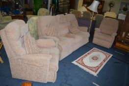 Modular Three Piece Suite in Oatmeal