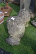 Concrete Garden Lion Ornament