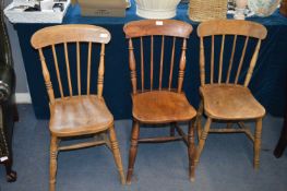Three Country Chairs