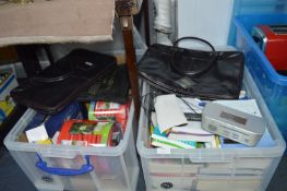 Two Storage Tubs Containing Insect Killer, Hosepip