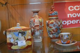 Eastern Style Vases, Ginger Jar, etc. (some AF)