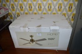 Home Satin Nickle Ceiling Fan