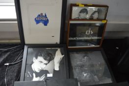 Framed Album Sleeve Prints plus Photos of Jimmy Wh