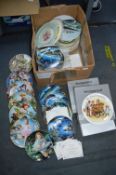 Wedgwood and Danbury Mint Wall Plates, etc.