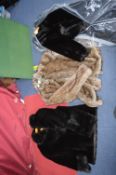 Three Ladies Faux Fur Jackets