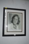 Framed Photo of John Lennon