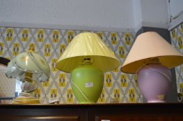 Three Table Lamps