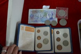Assorted Coinage and Bank Notes
