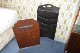 1930's Magazine Rack and Fire Screen