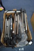 Six Camera Tripods