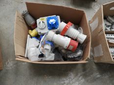 *Box Containing 110v, 240v and 440v Plugs and Sockets