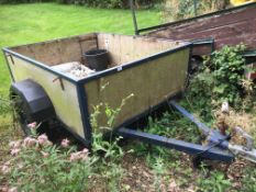 Two Single Axel Trailers ~4'6