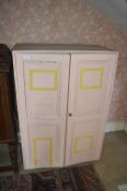 Vintage Painted Storage Cupboard