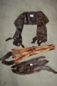 Three Fur Stole Including One by Hilda Kirk, Hull