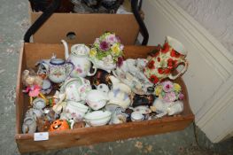 Box of Assorted Pottery and China