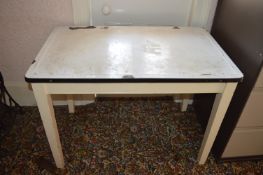 Enameled Top Table