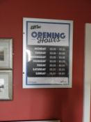 Aluminium Framed Glazed Noticeboard