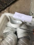 200 x White china mini bowls /Collection Available on Thur 30th Sept/Fri 1st Oct 9am till 3pm From