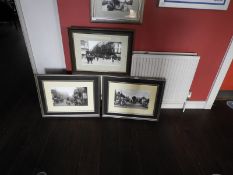 Three Framed Black & White Photographs of Hull Scenes