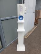 BRAND NEW - 2x Hand sanitizer dispenser - Wooden frame, squeeze bottle /Collection Available on