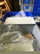 117 x Small Rectangle plates white china /Collection Available on Thur 30th Sept/Fri 1st Oct 9am