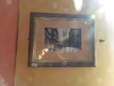 Framed Black & White Photograph of Lowgate Hull