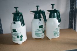 Three Gardenline 2L Sprayers
