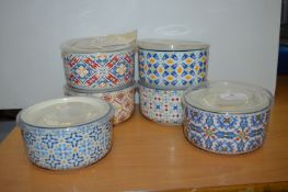 *6pc Lidded Bowl Set