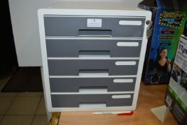 *Sysmax Lockable 5 Drawer File Unit