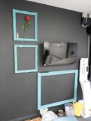 *Three Turquoise Frames