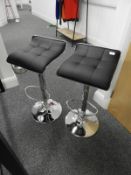 *Pair of Highseat Gas Lift Barstool