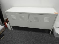 *Two Door Metal Storage Cabinet