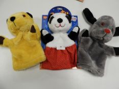 *Three Glove Puppets, Sooty, Sweep, and Sue