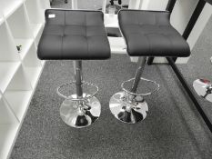*Pair of Highseat Gas Lift Barstool